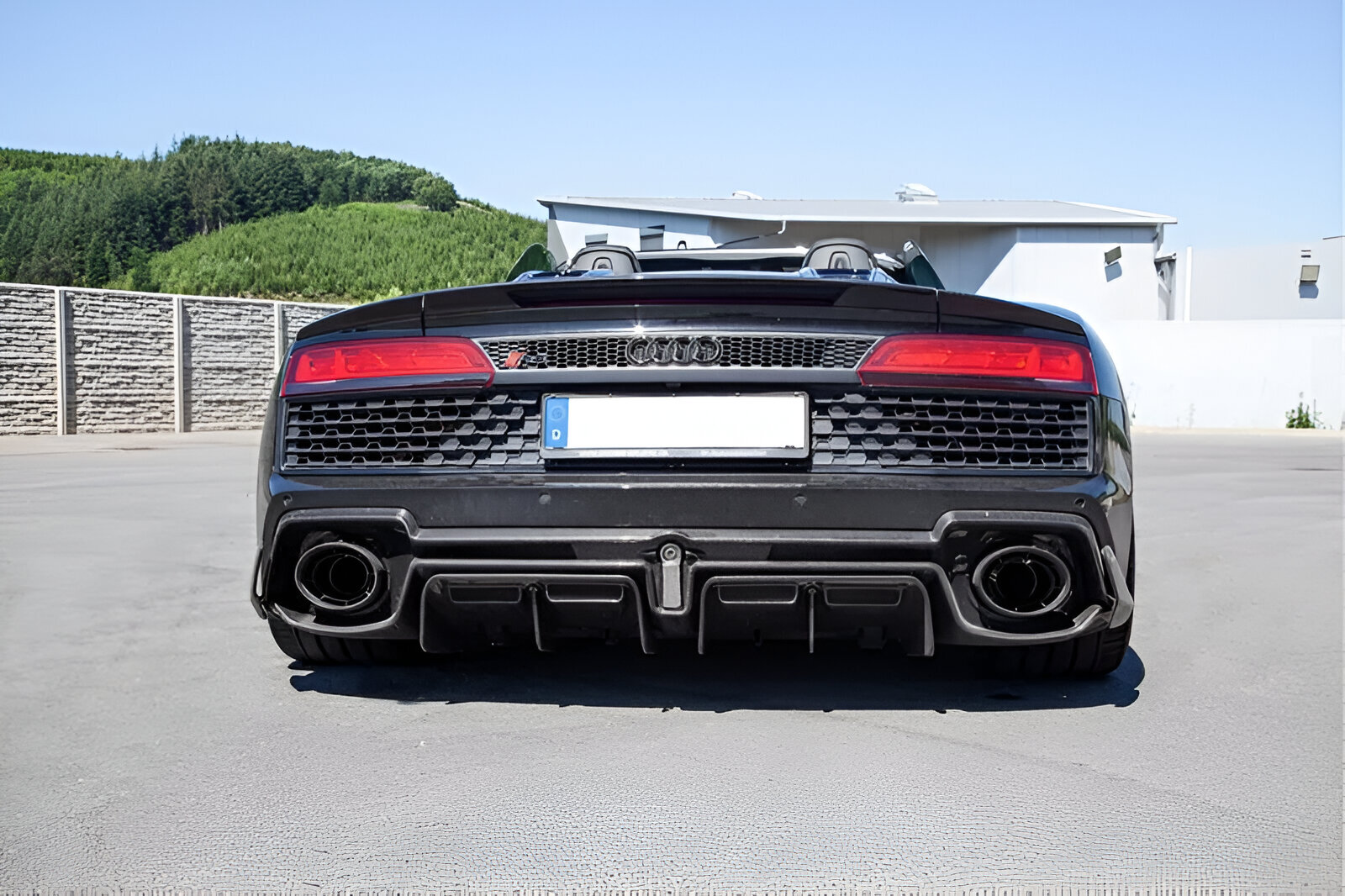 Capristo Carbon Fibre Rear Diffuser for Audi R8 4S PA (Post-Facelift ...