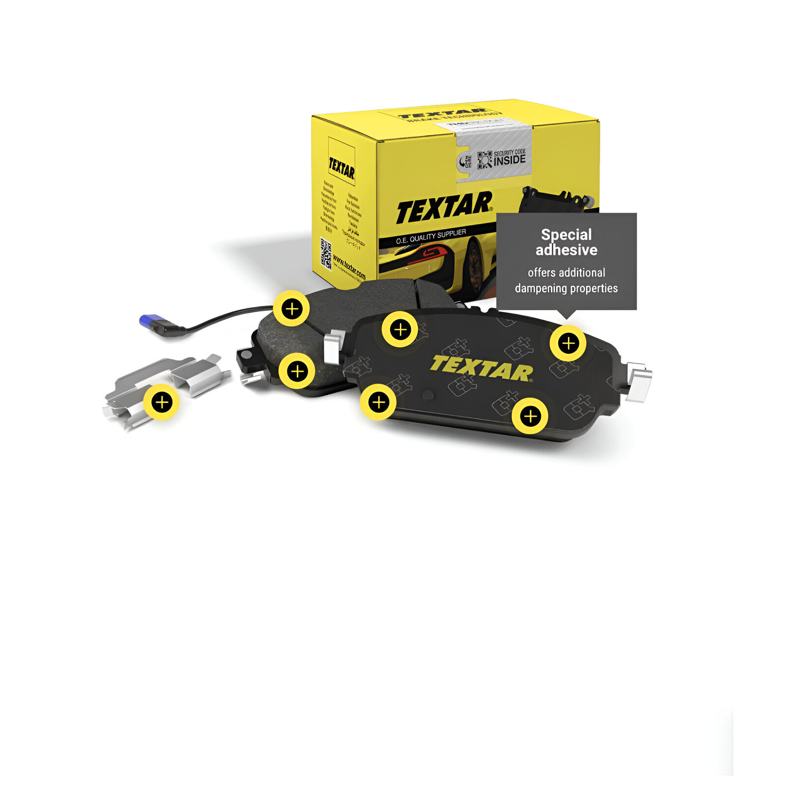 TEXTAR FRONT BRAKE PADS FOR AUDI GOLF, S3, SCIROCCO, TT