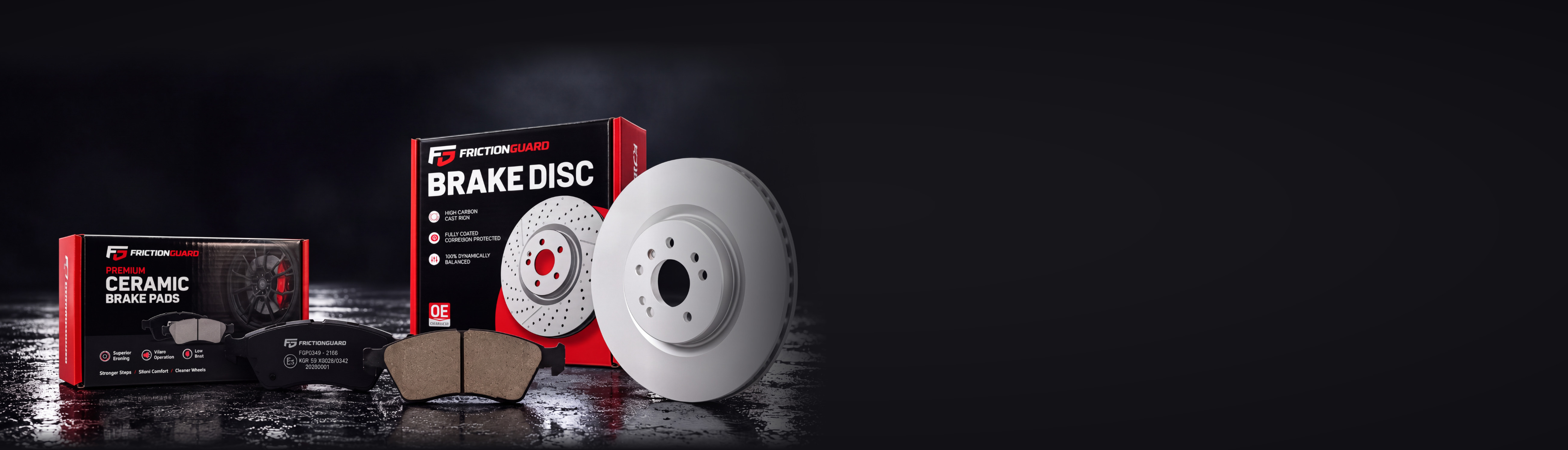 STOP! FRICTIONGUARD BRAKE PADS & DISCS