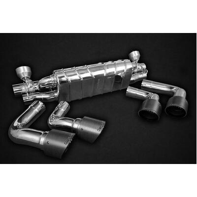 Capristo Exhaust System (vacuum actuators) for Porsche Cayenne 536 V8 Biturbo - 02PO07703005