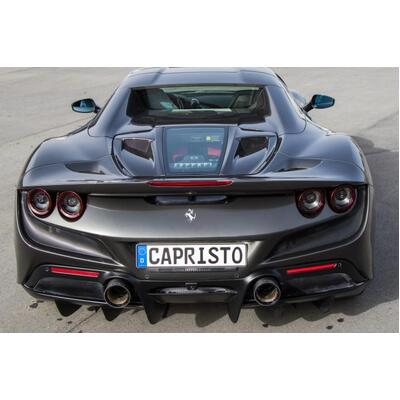 Capristo Carbon Fibre And Glass Tailgate for Ferrari F8 - 03FE12310001LG