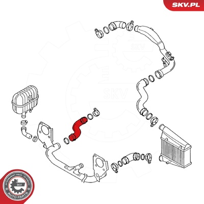 AUDI A4 B6 B7 B8 TURBOCHARGER HOSE | OEM 8E0145738H
