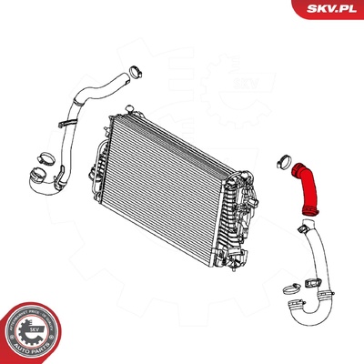 OPEL SIGNUM VECTRA C TURBOCHARGER HOSE | OEM 24415009