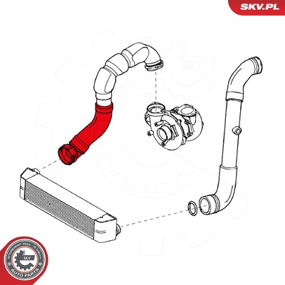 BMW 5 SERIES 5 TOURING TURBOCHARGER HOSE | OEM 11617808414