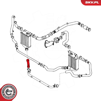 AUDI A6 AVANT ALLROAD TURBOCHARGER HOSE | OEM 4F0145944H