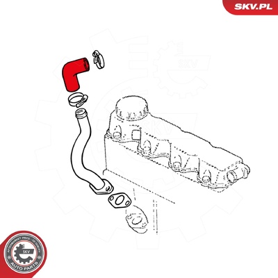 OPEL ASTRA F G COMBO CORSA B VECTRA A B TURBOCHARGER HOSE | OEM 90409191