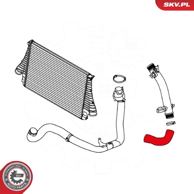 OPEL VECTRA C RADIATOR HOSE | OEM 13277075