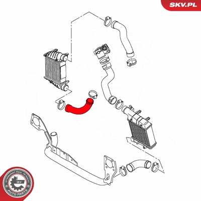 AUDI A4 B7 2.0 TDI TURBOCHARGER HOSE | OEM 8E0145790N