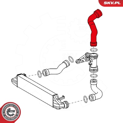 MERCEDES-BENZ C-CLASS CLK TURBOCHARGER HOSE | OEM 2035282982
