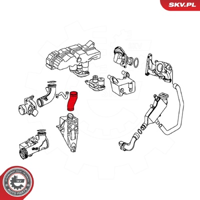 MERCEDES BENZ VIANO VITO SPRINTER TURBOCHARGER HOSE | OEM 6460980083