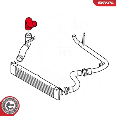 CITROEN JUMPER PEUGEOT BOXER 2.2 HDI FIAT DUCATO TURBOCHARGER HOSE | OEM 0382KA
