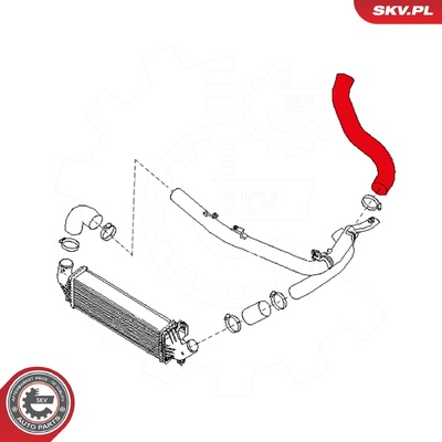 NISSAN PRIMERA 1.9 DCI TURBOCHARGER HOSE | OEM 14463AW304