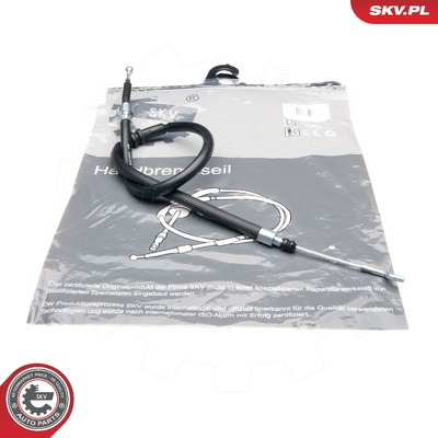 VW TRANSPORTER IV RIGHT HANDBRAKE CABLE/RIGHT | OEM 7D0609701