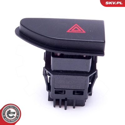 DACIA DUSTER RENAULT CAPTUR I CLIO IV ZOE HAZARD LIGHT SWITCH | OEM 252907372R