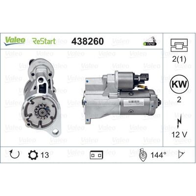 Valeo VW STARTER TOUAREG(7P) 3.6 W/S - 438260