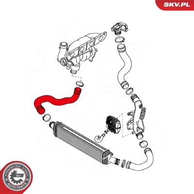 AUDI A4 A5 1.8 TFSI 2.0 TFSI 2.0 TDI TURBOCHARGER HOSE | OEM 8K0145738M