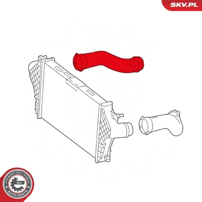 MERCEDES-BENZ W166 350 CDI TURBOCHARGER HOSE | OEM A1665280482