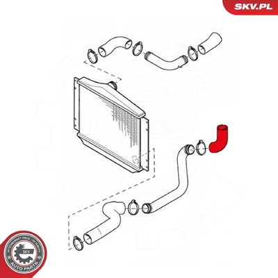 VOLVO V70 S70 850 2.5 TDI TURBOCHARGER HOSE | OEM 9161889