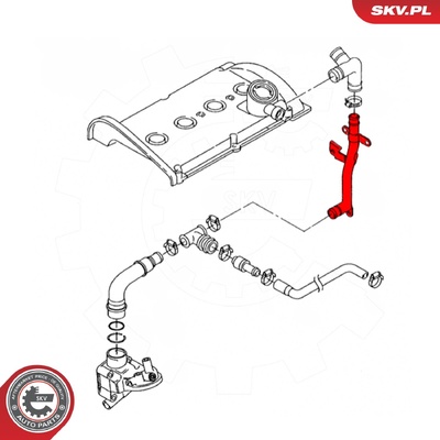 AUDI A4 B5 B6 A6 C5 TURBOCHARGER HOSE | OEM 06B103213G