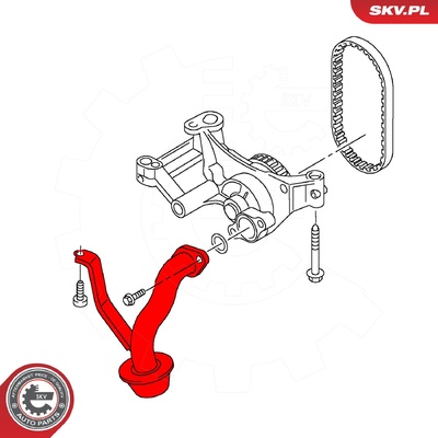 VW AMAROK CRAFTER TURBOCHARGER HOSE | OEM 03L115251B