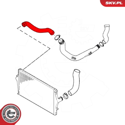 VOLVO S80 2.4 D TURBOCHARGER HOSE | OEM 30645936