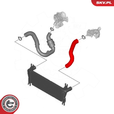 FORD RANGER 3.2 TDCI TURBOCHARGER HOSE | OEM 1939552