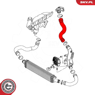 AUDI Q5 2.0 TDI TURBOCHARGER HOSE | OEM 8R0145993A