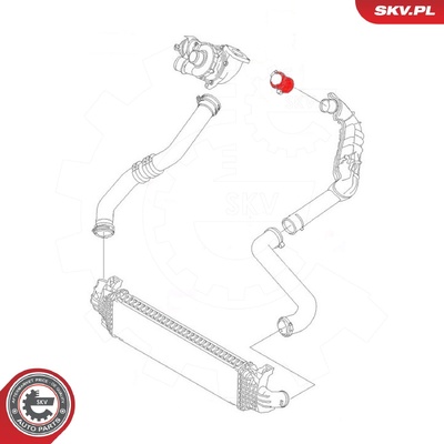 FORD GALAXY MONDEO IV S-MAX 2.0 TDCI TURBOCHARGER HOSE | OEM 1490848