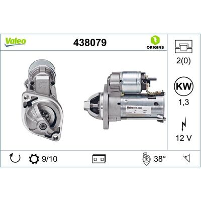 Valeo M STARTER MOTOR A190 / A210 /B - 51511101