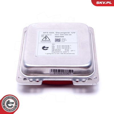 MERCEDES E-CLASS W211 S211 MODULE / BALLAST, XENON | OEM A2118705585