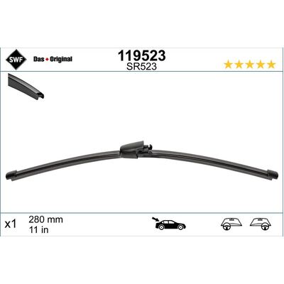 Valeo B W/BLADE R G01/G08 - 61627407273