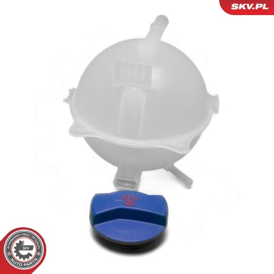 AUDI A1 SEAT IBIZA III IV CORDOBA TOLEDO IV POLO V EXPANSION TANK, COOLANT | OEM 6Q0121407