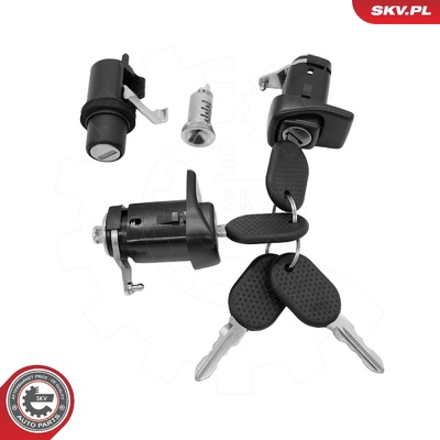 FIAT PANDA LOCKING CYLINDER SET | OEM 7654911