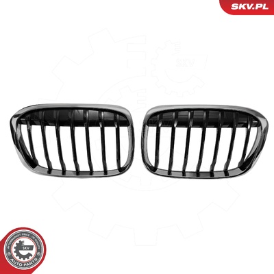 BLACK CHROME SET L+R SINGLE LINE | OEM BMW X1 F48