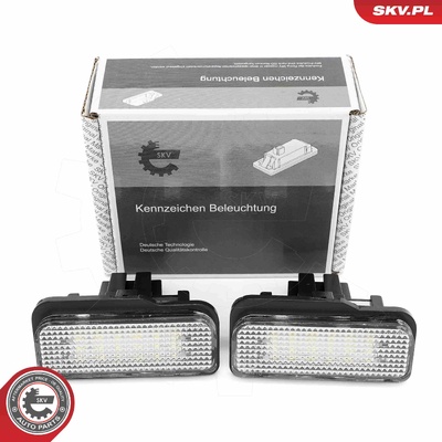 MERCEDES-BENZ CLS KLASA E TESLA MODEL S LED LICENSE PLATE LIGHTING | OEM A 20 382 002 56