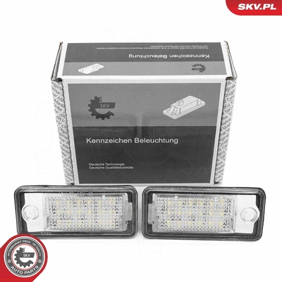 AUDI A3 A4 A6 LED LICENSE PLATE LIGHTING | OEM 8E0807430A