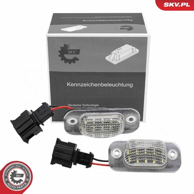 VW GOLF III POLO III LED LICENSE PLATE LIGHTING | OEM 1H6943021B