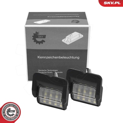 VW POLO III LED LICENSE PLATE LIGHTING | OEM 6N0943121A
