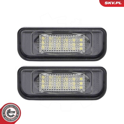 MERCEDES-BENZ S-KLASA W220, V220 LED LICENSE PLATE LIGHTING | OEM A2208200356