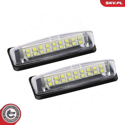 LEXUS CT ES HS IS I LS RX MITSUBISHI GRANDIS TOYOTA AVENSIS VERSO CAMRY PRIUS YARIS LED LICENSE PLATE LIGHTING | OEM 81271-30290