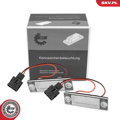 SEAT ALHAMBRA VW SHARAN LED LICENSE PLATE LIGHTING | OEM 7M3943021