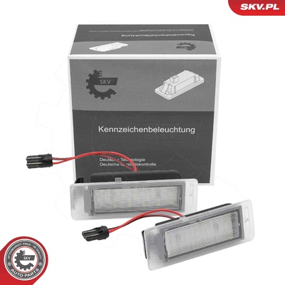 OPEL INSIGNIA A MOKKA LED LICENSE PLATE LIGHTING | OEM 13502178