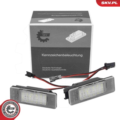 CITROEN MERCEDES-BENZ FIAT LANCIA NISSAN PEUGEOT TOYOTA VW LED LICENSE PLATE LIGHTING | OEM 6340.G9