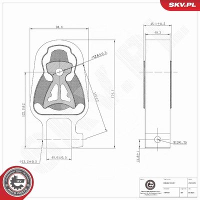 FORD GALAXY II MONDEO IV S-MAX ENGINE MOUNT | OEM 1484961