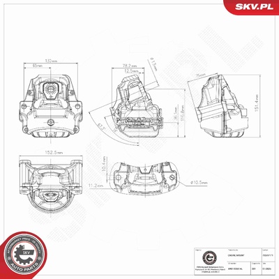 AUDI A4 ENGINE MOUNT | OEM 8R0199381AL
