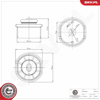 VW TRANSPORTER T4 ENGINE MOUNT | OEM 701 199 201 B