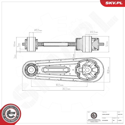 DACIA LOGAN SANDERO RENAULT CLIO III GRAND SCENIC II KANGOO MEGANE II SCENIC II ENGINE MOUNT | OEM 8200500928