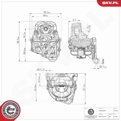 AUDI A4 A5 A6 Q5 ENGINE MOUNT | OEM 4M0 199 371 FC