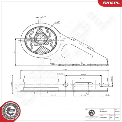 HONDA JAZZ II ENGINE MOUNT | OEM 50840-SAA-003