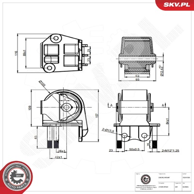 HYUNDAI SANTA FE II KIA SORENTO II ENGINE MOUNT | OEM 21830-2P600